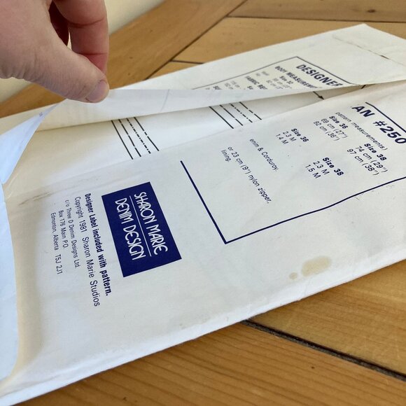 Designer Jeans Sewing Pattern #250 Ladies Sharon Marie + Pocket Designs P Layton - Picture 6 of 6